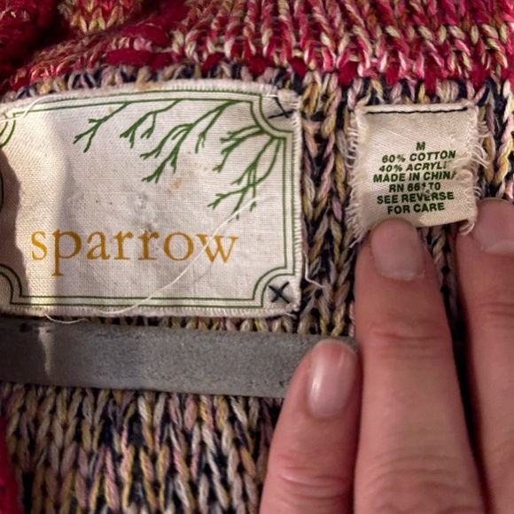 Anthropologie Sparrow Women Button Sweater with hood- Medium - Picture 8 of 10